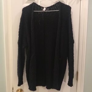 Open- front Sweater Cardigan
